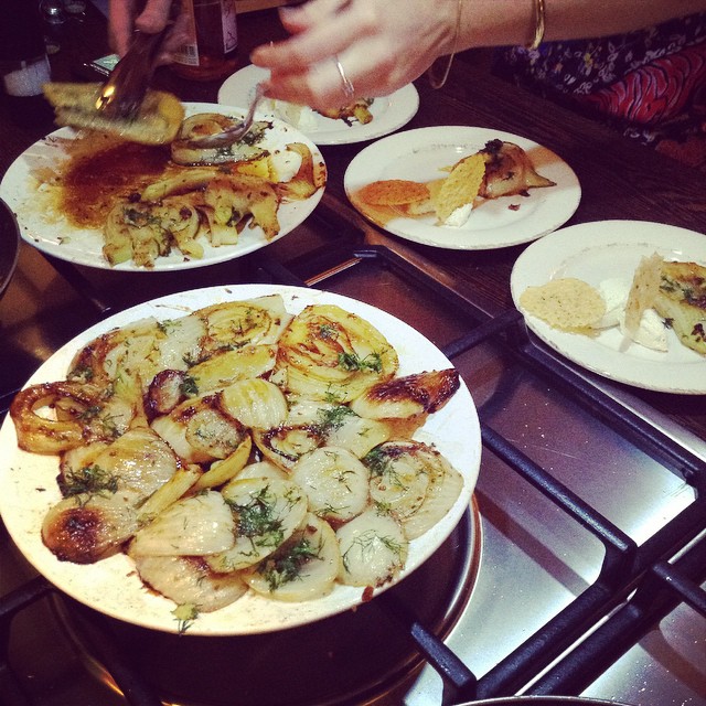 Gekarameliseerde venkel - in the making